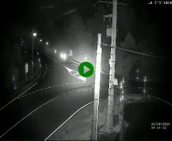 Webcam au carrefour de la croisade, à la jonction entre la N22 et la N320, avant le poste de douane franco-andorrane. Webcam à 1790 mètres d'altitude