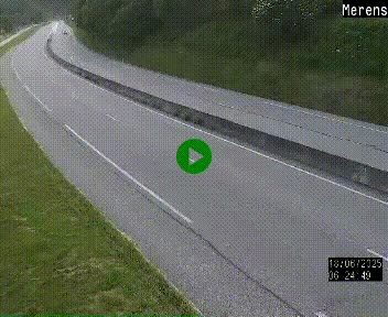 Webcam Ax-les-Thermes sur N20, en direction d'Andorre