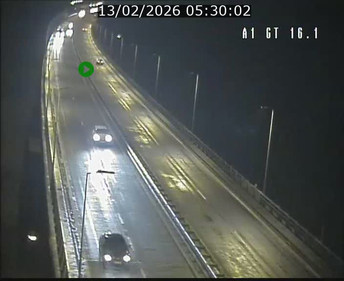 Traffic live webcam Luxembourg Niederanven - A1 direction Allemagne - BK 16.1