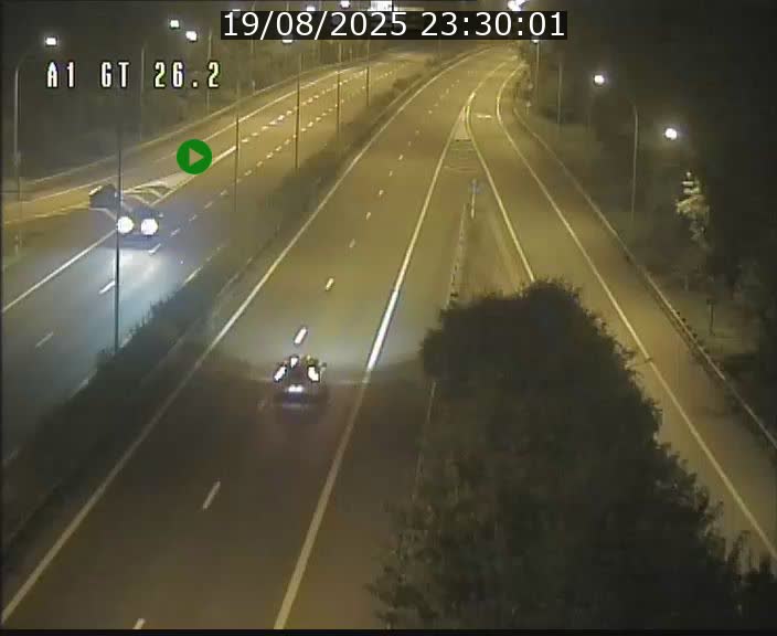 Traffic live webcam Luxembourg Grevenmacher - A1 direction Allemagne - BK 26.2