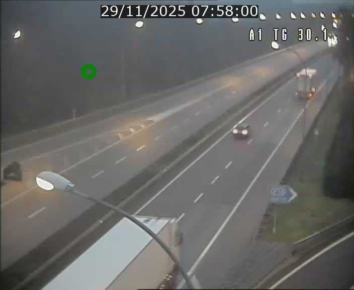 Traffic live webcam Luxembourg Grevenmacher - A1 direction Luxembourg - BK 30.1
