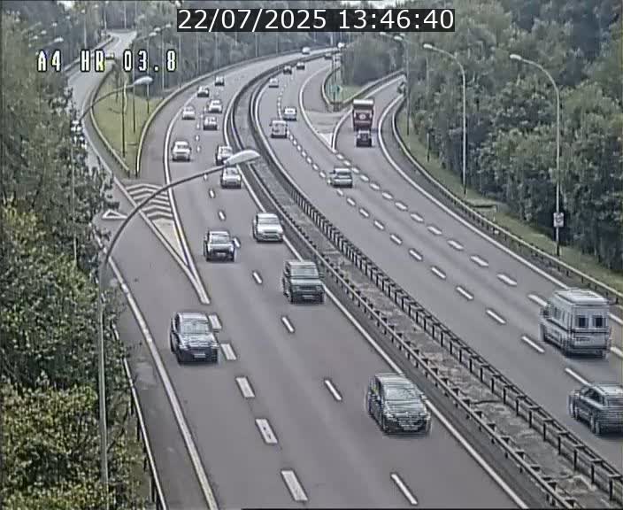 Webcam traffic A4 Luxembourg - BK 3.8 - Leudelange (direction Esch sur Alzette)
