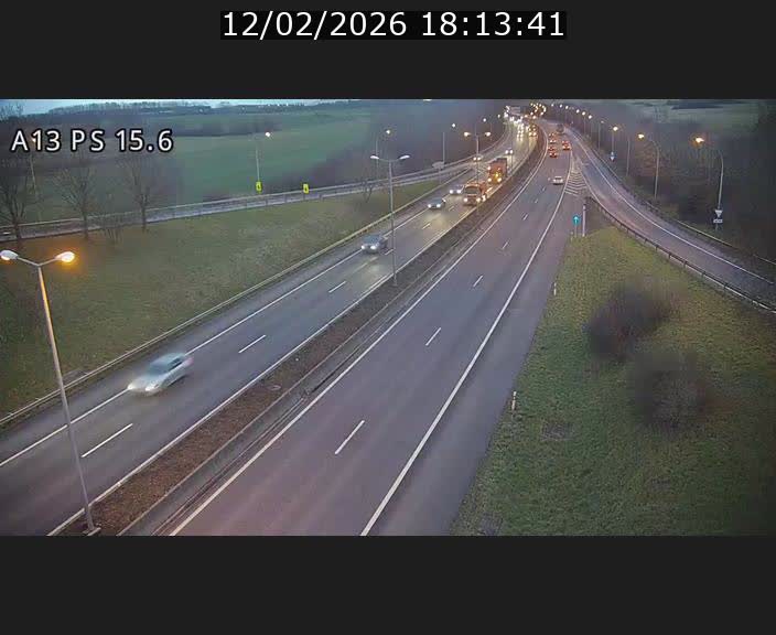 Traffic live webcam Luxembourg Kayl - A13 direction Dudelange - BK 15.6