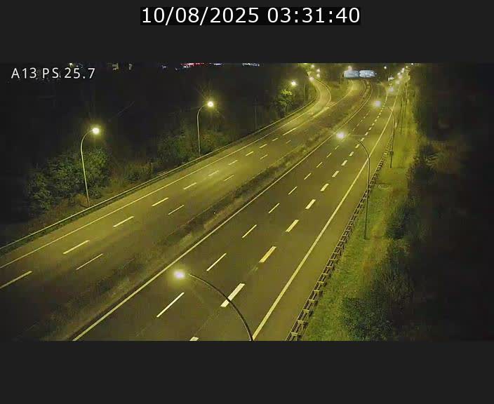 Traffic live webcam Luxembourg Frisange - A13 direction Allemagne - BK 26