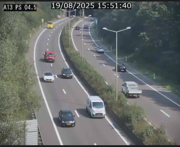 Traffic live webcam Luxembourg Differdange - A13 direction Esch-sur-Alzette - BK 4.5