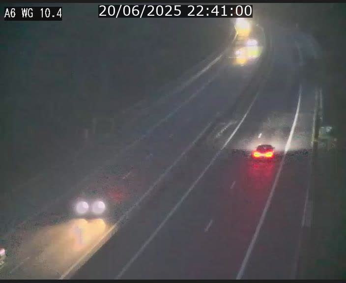 Traffic live webcam Luxembourg Mamer - A6 - BK 10.4 - direction Luxembourg/France/Allemagne
