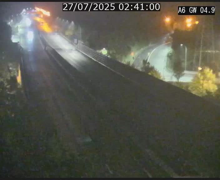 Traffic live webcam Luxembourg Croix de Cessange - A6 - BK 4.9 - direction Belgique