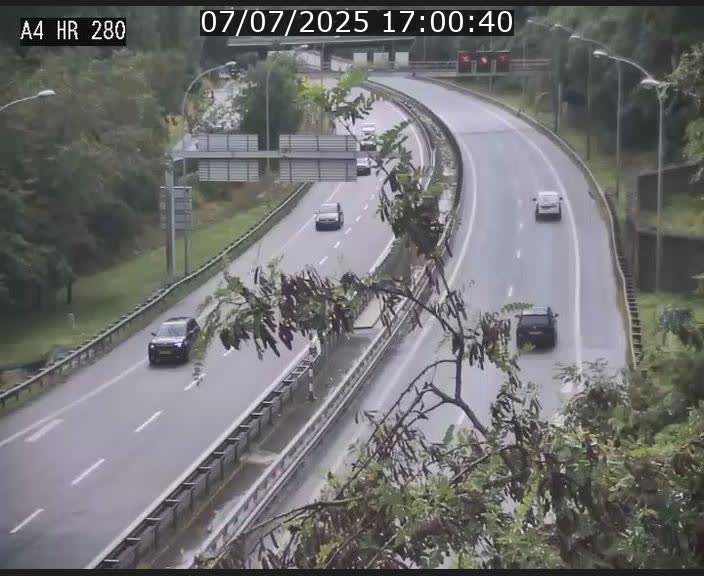 Webcam traffic A4 Luxembourg - BK 0.2 - P+R Bouillon (direction Luxembourg)