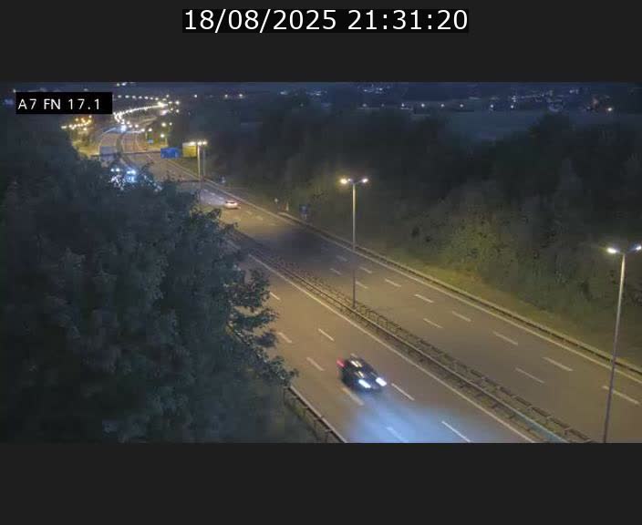 Caméra trafic Luxembourg - A7, Merscherbierg direction Mersch