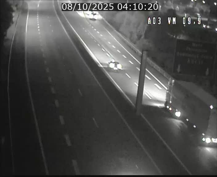 Webcam Autoroute à la Croix de Bettembourg - A3 - BK 9.9 - direction France
