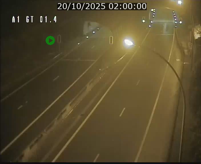 Traffic live webcam Luxembourg Hesperange - A1 direction Kirchberg - BK 1.4