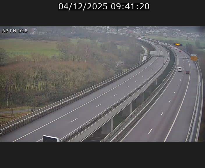 Caméra trafic Luxembourg - A7, Tunnel Gousselerbierg, sortie sud, direction rond-point Lorentzweiler (BK 10.8)