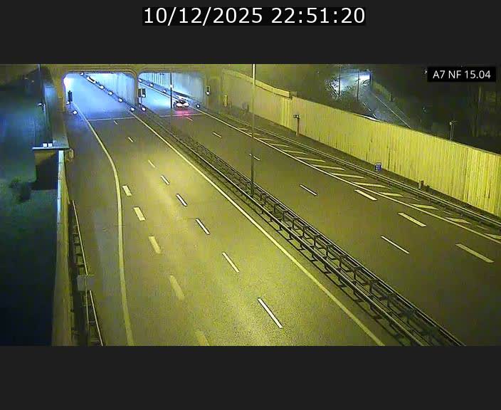 Caméra trafic Luxembourg - A7, Tunnel Mersch, entrée sud, direction Ettelbruck