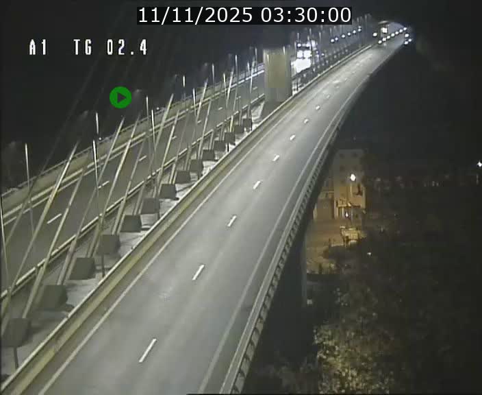 Traffic live webcam Luxembourg Sandweiler - A1 direction Luxembourg-ville - BK 2.4