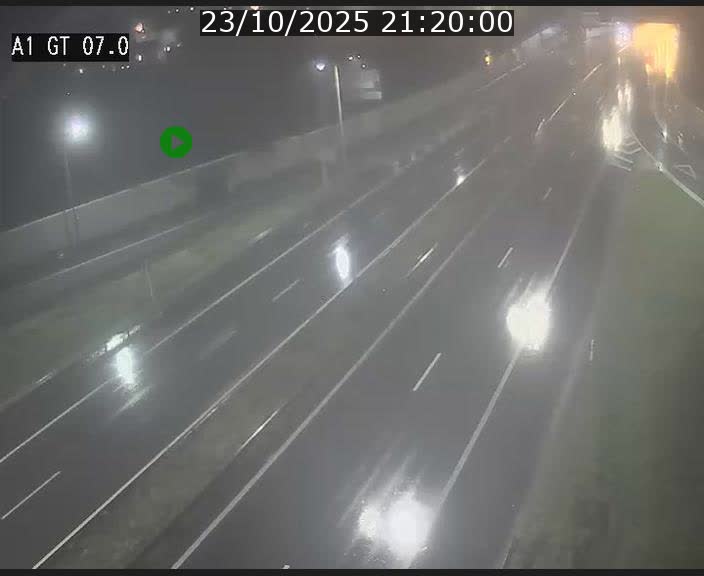 Traffic live webcam Luxembourg Cents - A1 direction Kirchberg - BK 7