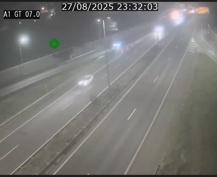 Traffic live webcam Luxembourg Cents - A1 direction Kirchberg - BK 7