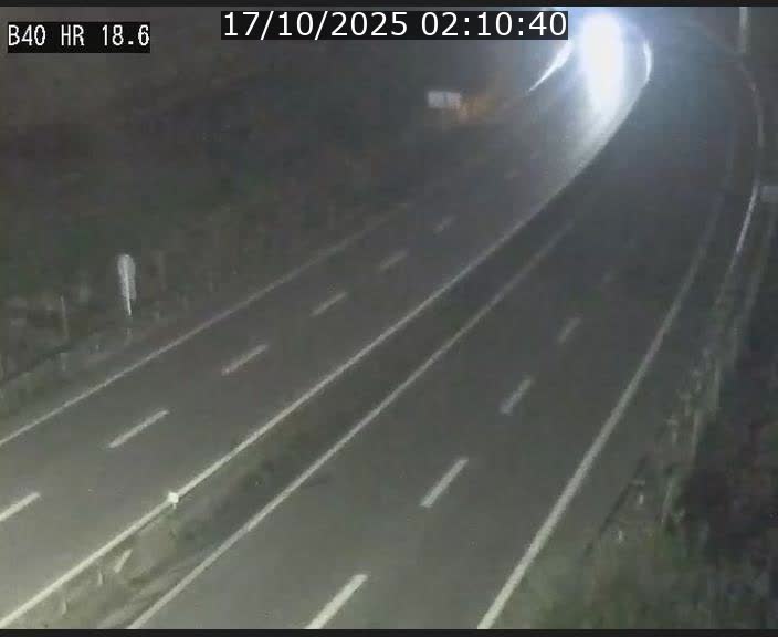 Webcam sur la route de liaison entre Micheville et Esch-Belval à la frontière entre le Luxembourg et la France. Vue orientée vers la Lorraine.