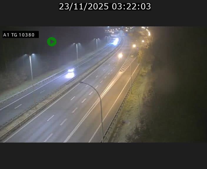 Traffic live webcam Luxembourg Senningerberg - A1 direction Luxembourg Kirchberg - BK 10.3