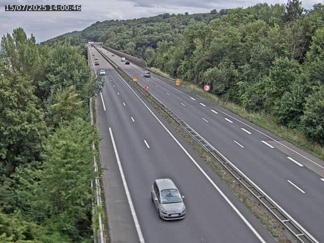 Caméra autoroute France - A30, Hayange direction Metz