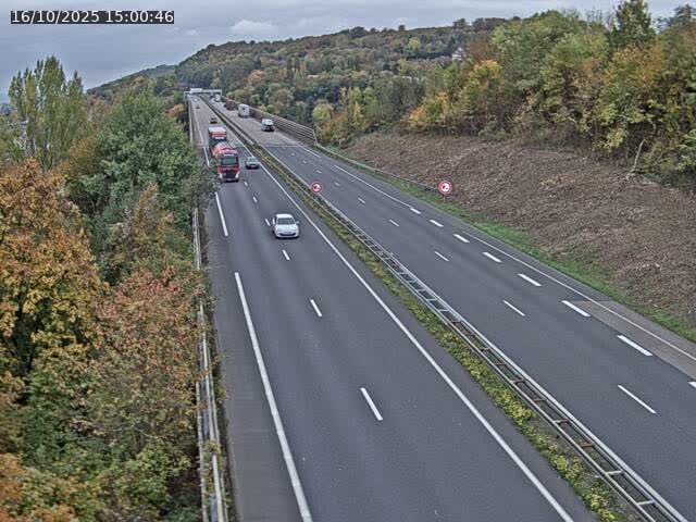 Caméra autoroute France - A30, Hayange direction Metz
