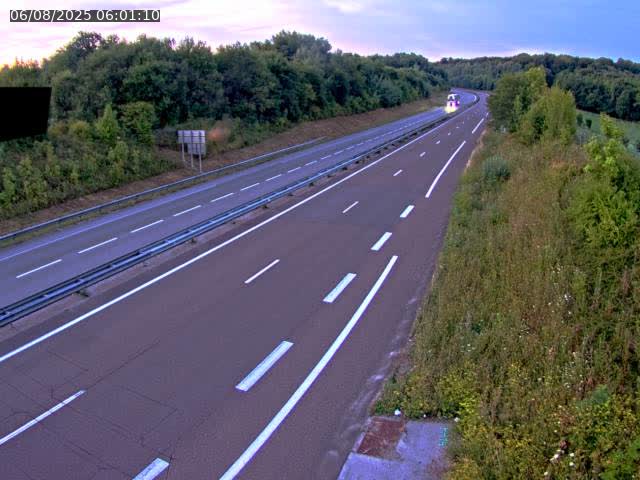 Webcam sur la N19 à Lyoffans. Vue orientée vers Vesoul
