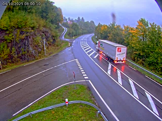 Caméra autoroute France - N66, col du Bussang direction Remiremont