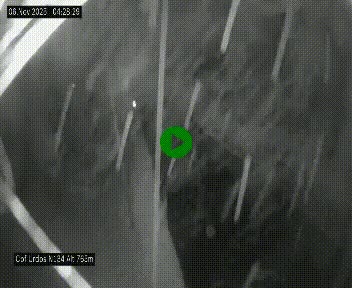 Webcam dans les Pyrénées Atlantique au niveau du col d'Urdos et du fort du Pourtalet sur la N134, en direction du Col et du tunnel du Somport, à 765 mètres d'altitude