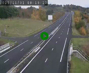 Caméra autoroutière France - A75, Coren, en direction de Montpellier