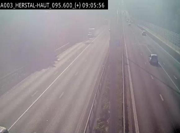 Webcam autoroute Belgique - Herstal - E40 direction Aix-la-Chapelle - BK 97