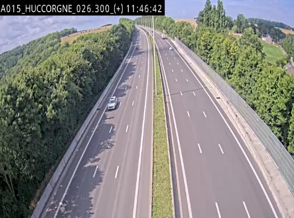 Webcam autoroute Belgique - Viaduc de Huccorgne - E42 