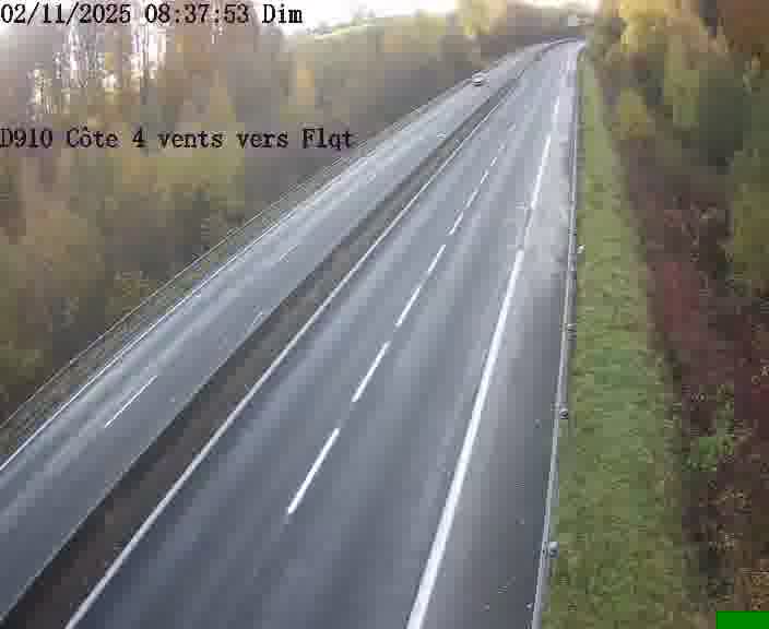 Webcam sur la D112F, à proximité de l'échangeur de la sortie 34 de l'A4. Vue orientée vers Amneville