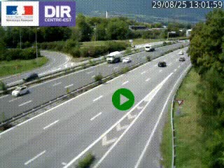 Webcam sur la Nationale 201 à hauteur de la sortie Chambéry-Nord, avant à la jonction entre l'A41 et l'A43, en direction de Lyon