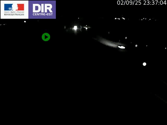 Webcam sur le contournement de Valence, sur la Nationale 7, caméra orientée vers Lyon