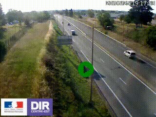 Webcam à Mably, à proximité de Roanne en direction de Moulins sur la N7