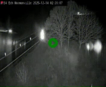 Webcam à hauteur du Leclerc Normanville sur la N154. Vue orientée vers Rouen