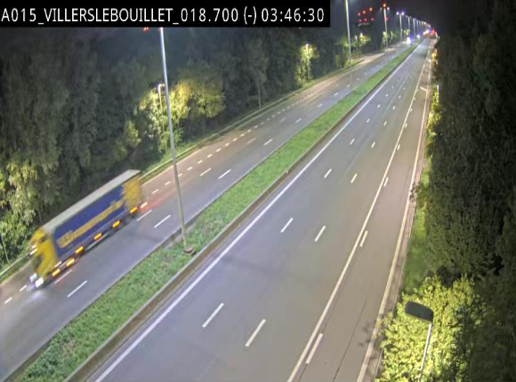 Webcam autoroute Belgique - Villers-le-Bouillet - E42 direction Liège - BK 18.7