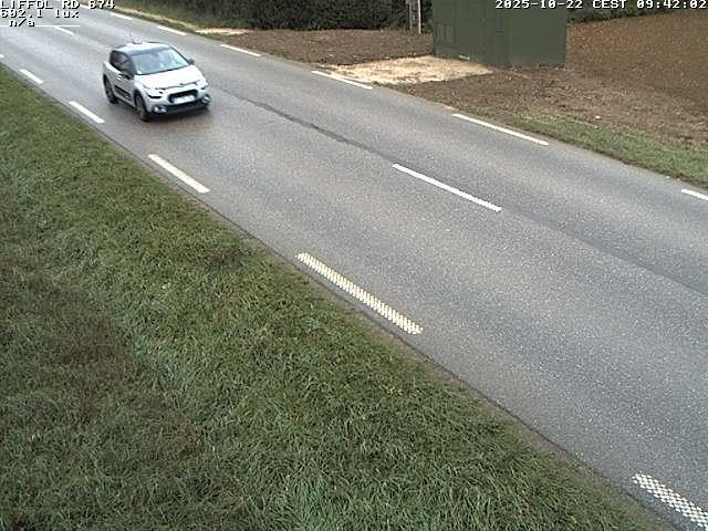 Webcam à Liffol-le-Grand dans le département des Vosges sur la D674 en direction de la Haute-Marne