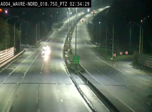 Webcam traffic E411(A4) - BK 18.7 - Bierges (Wavre Nord)