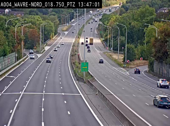 Webcam traffic E411(A4) - BK 18.7 - Bierges (Wavre Nord)