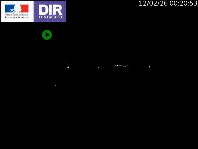 Caméra trafic à Meylan sur la Rocade-Sud de Grenoble en direction d'Aix-en-Provence