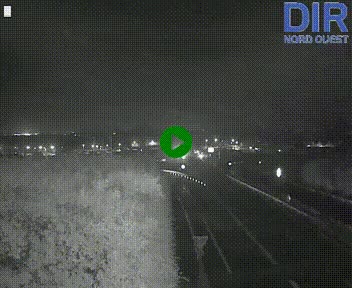 Webcam au début de l'A84 sur le périphérique Ouest de Caen (N814) à hauteur de la sortie 9, Porte de Bretagne