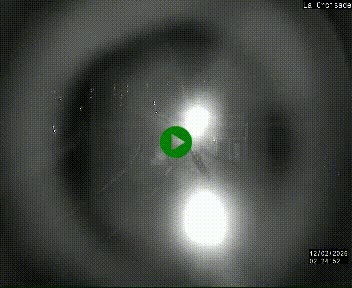 Webcam au carrefour de la croisade, à la jonction entre la N22 et la N320, avant le poste de douane franco-andorrane. Webcam à 1790 mètres d'altitude