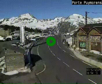 Webcam Col du Puymorens sur N320, en direction de Pas de la Casa (Andorre)