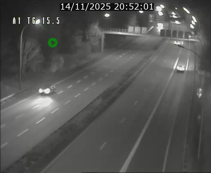 Traffic live webcam Luxembourg Munsbach - A1 direction Luxembourg - BK 15.5