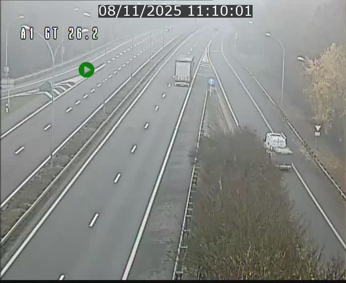 Traffic live webcam Luxembourg Grevenmacher - A1 direction Allemagne - BK 26.2
