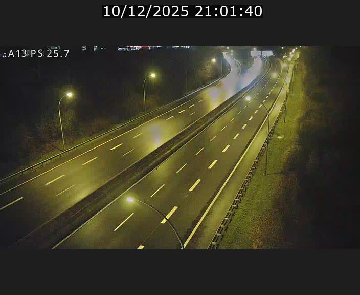 Traffic live webcam Luxembourg Frisange - A13 direction Allemagne - BK 26