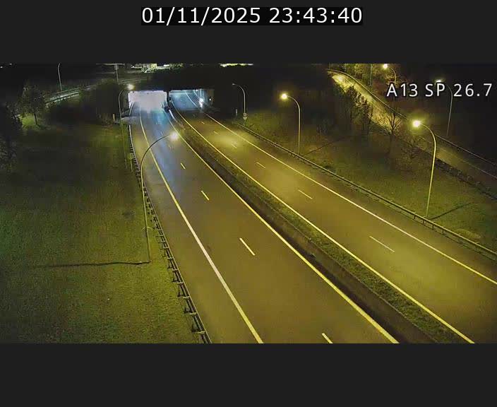 Traffic live webcam Luxembourg Frisange - A13 direction Luxembourg-ville - BK 26.7