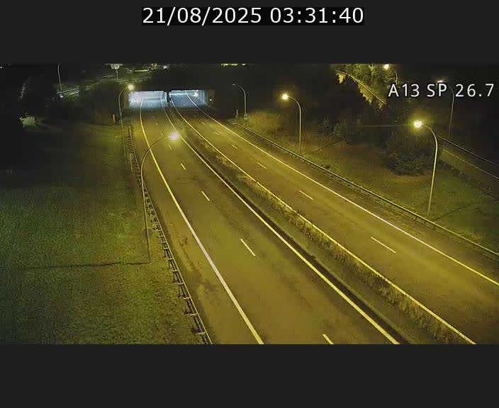 Traffic live webcam Luxembourg Frisange - A13 direction Luxembourg-ville - BK 26.7