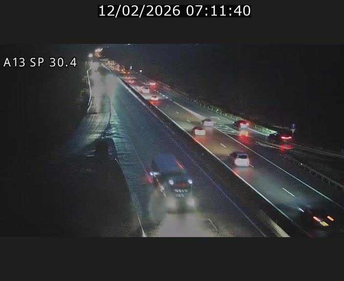 Traffic live webcam Luxembourg Altwies - A13 direction Luxembourg-ville - BK 30.4