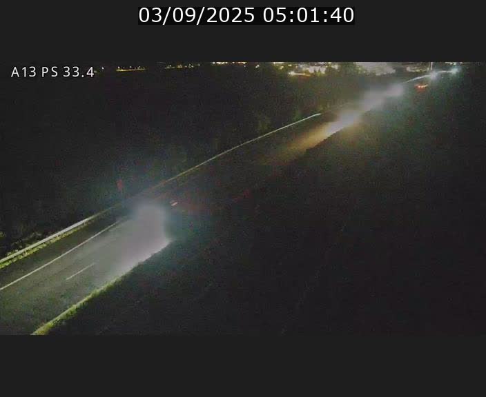 Webcam trafic sur A13 à hauteur de Mondorf-les-Bains en direction d'Altwies